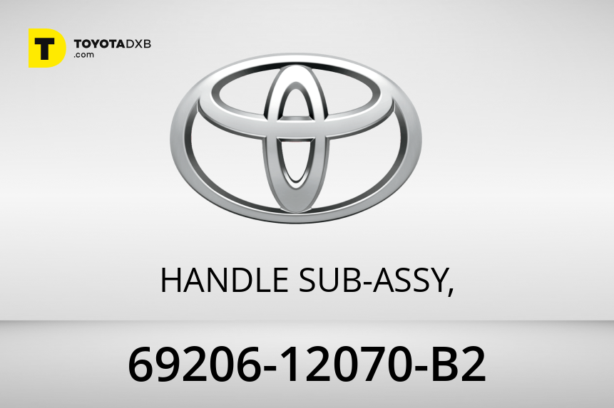 69206-12070-B2 HANDLE SUB-ASSY, for Toyota